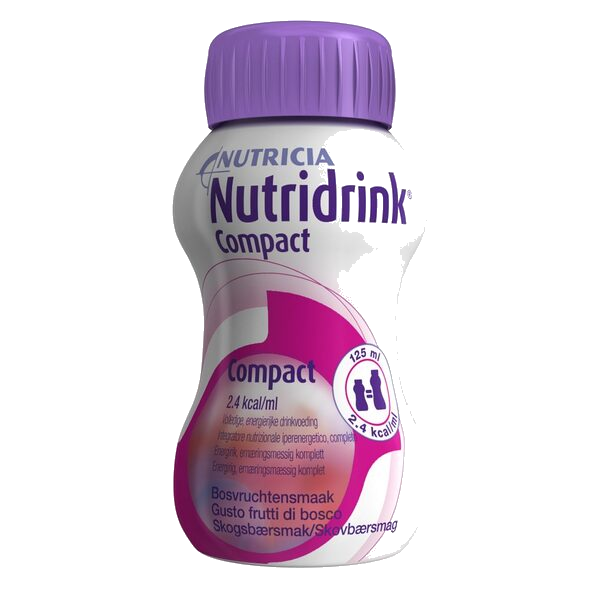 Nutridrink Compact Næringsdrikk Skogsbær 4x125ml