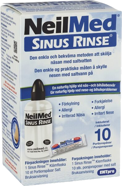 Neilmed sinus rinse neseskyller m/10 porsjonsposer salt
