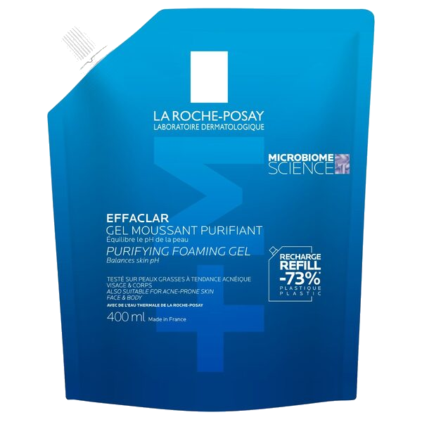 La Roche-Posay Effaclar +M rensegele refill 400ml