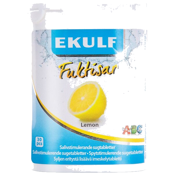 Ekulf Fuktisar Lemon 30 stk