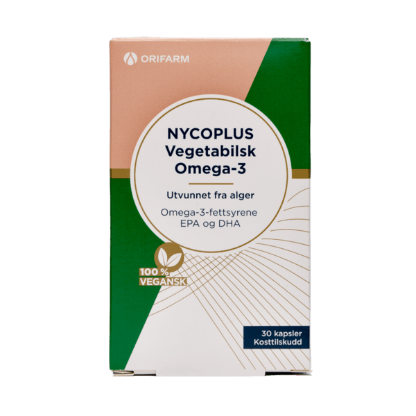 Nycoplus Vegetabilsk Omega-3 fra alger kapsler 30 stk