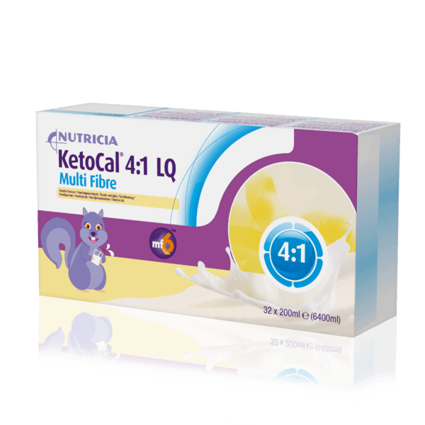 KetoCal 4:1 LQ spesialernæring flytende Vanilje 32x200 ml