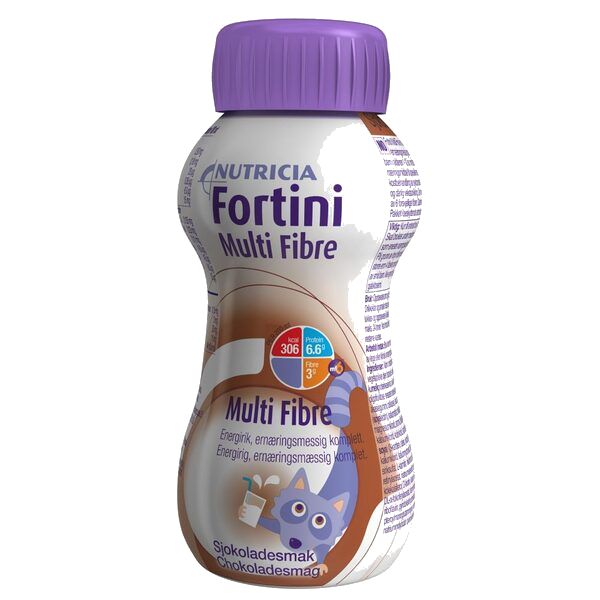 Fortini Multi Fibre Næringsdrikk Sjokolade 200 ml