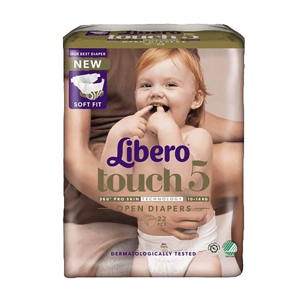 Libero Touch 5 åpen bleie 10-14kg