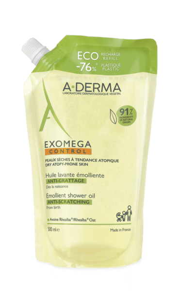 A-Derma Exomega Control Shower Oil Eco-refill 500ml