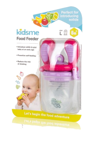 Kidsme Food Feeder Rosa 1 stk