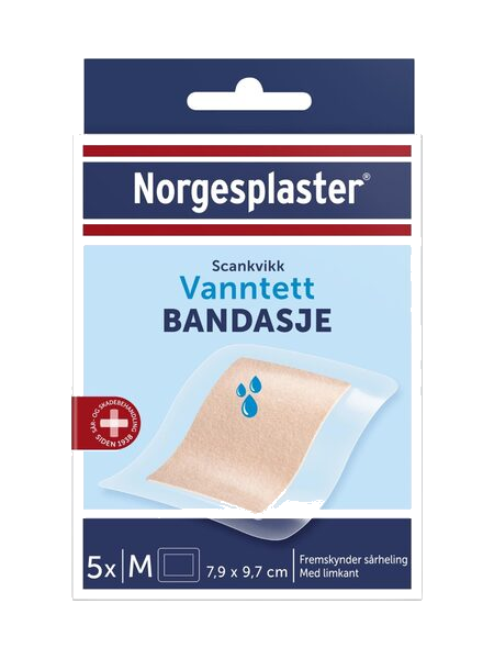 NP Scankvikk vanntett bandasje, 7,9x9,7cm