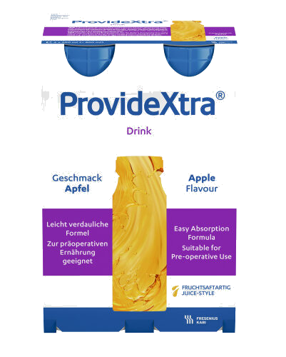 ProvideXtra Drink Næringsdrikk Eple 4X200 ml