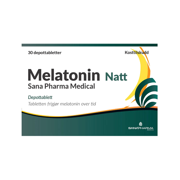 Melatonin Natt 1 mg depottablett 30 stk