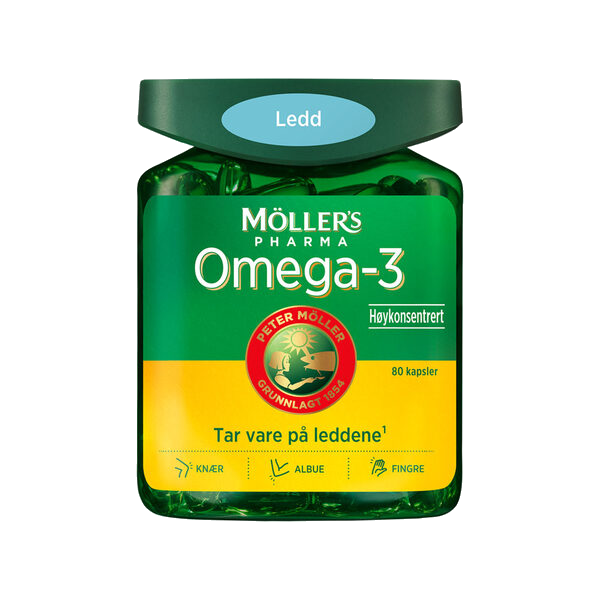 Möller's Pharma Omega-3 Ledd 80 stk