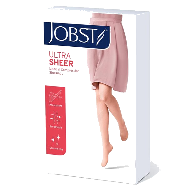 Jobst U Sheer K1 Kne Sort XL 1 par