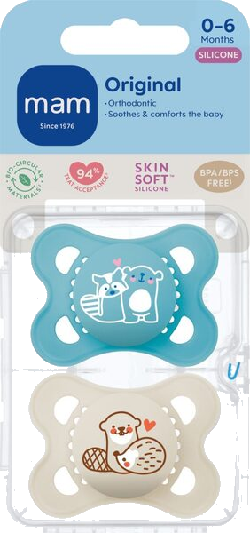 MAM Original 0-6m Silk BLUE